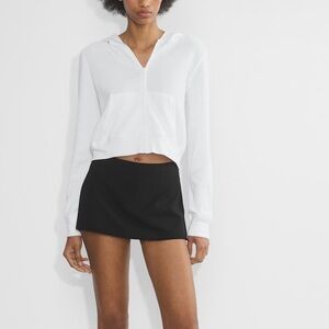 Aritzia TNA Cropped Waffle Hoodie